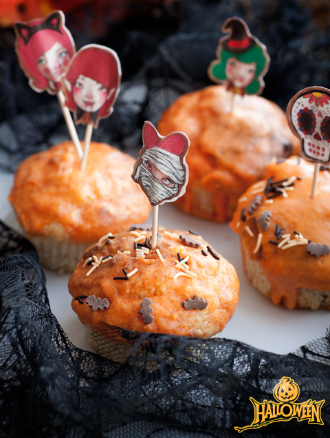 Halloween, cupcakes and toppers