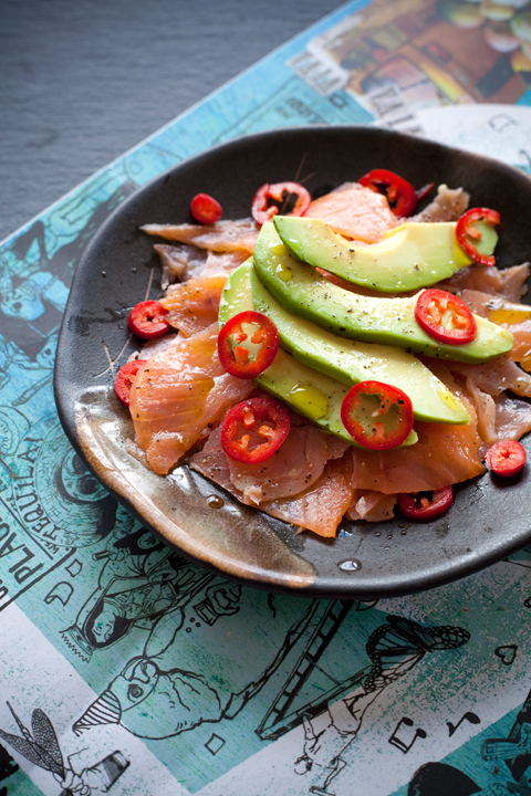 Salmon and avocado cevichè – Ceviche di salmone e avocado