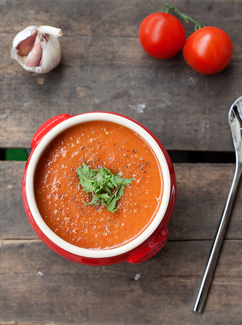 Zuppa fredda di pomodori