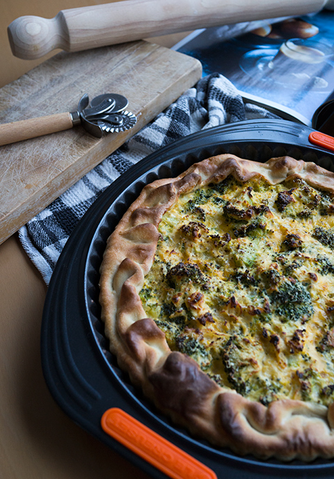 Torta salata con ricotta e broccoli e una rivelazione