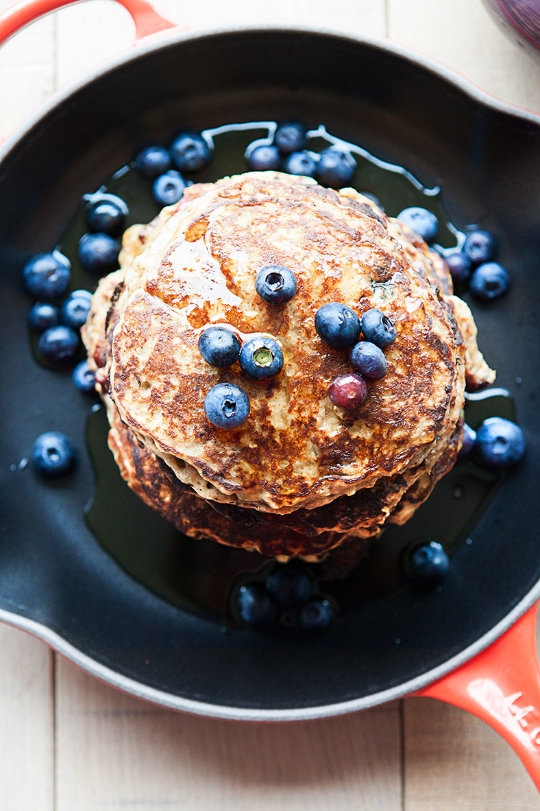 Colazione sana: pancake ai mirtilli - Sonia nel paese delle stoviglie