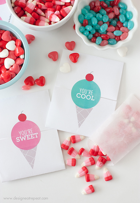 Free Printable DIY Valentines with Avery Labels